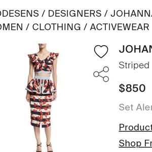 Spicy Salsa VINTAGE Two Piece Skirt Set